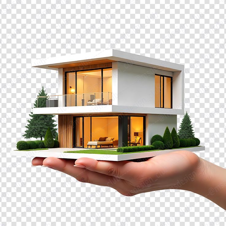 modern house in hand – high resolution transparent png png home png luxury house